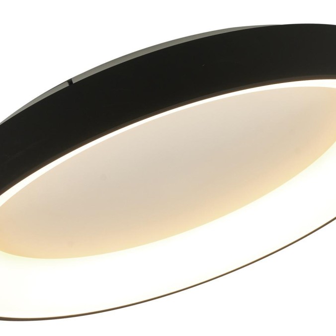 Plafón LED serie NISEKO Negro - 78x9.5h