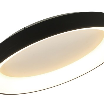 Plafón LED serie NISEKO Negro - 65x9.5h 2