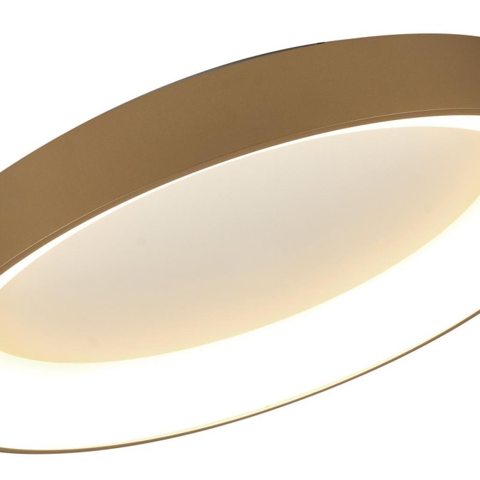 Plafón LED serie NISEKO Oro - 78x9.5h