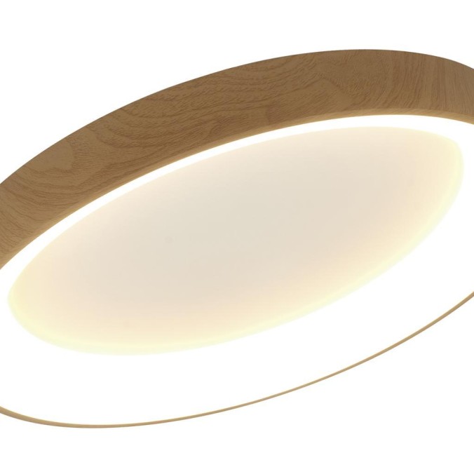 Plafón LED serie NISEKO Madera - 65x9.5h
