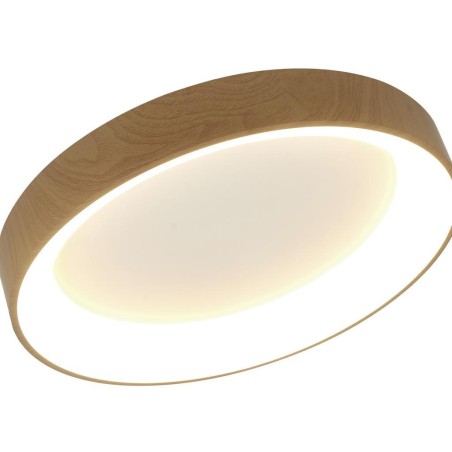 Plafón LED serie NISEKO Madera - 45x9.5h