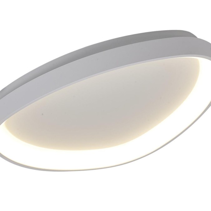 Plafón LED serie NISEKO Blanco - 42.1x42.1x6.1h