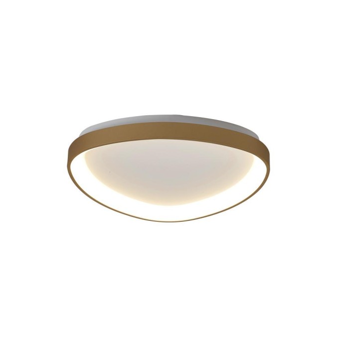 Plafón LED serie NISEKO Oro - 42.1x42.1x6.1h