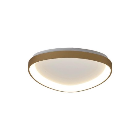 Plafón LED serie NISEKO Oro - 42.1x42.1x6.1h