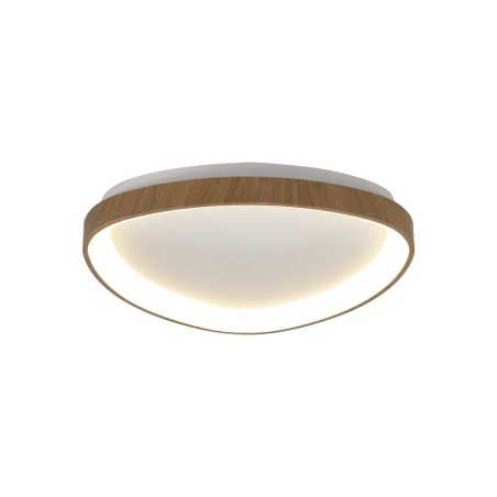 Plafón LED serie NISEKO Madera - 42.1x42.1x6.1h
