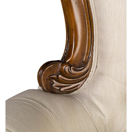 Sillón vintage grandfather honey - 76 x 75 x 107h