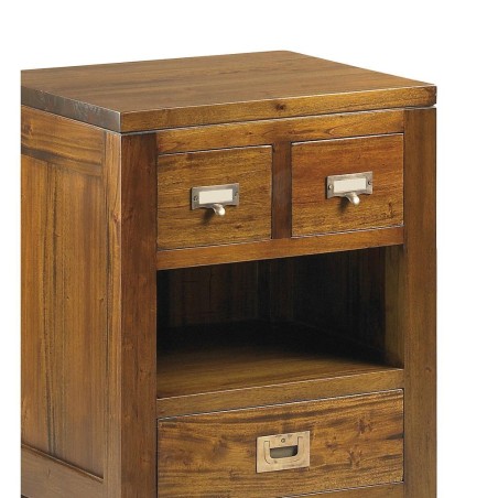 Mesita flamingo 2+1 cajones - 45 x 40 x 60h