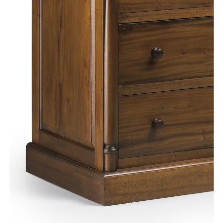 Cómoda vintage con talla 6 cajones - 105 x 55 x 110h