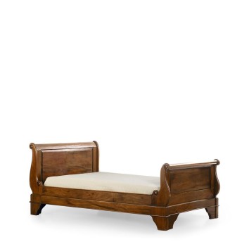 Cama vintage trineo individual - Ext. 105 x 225 x 98 int. 93 x 205h