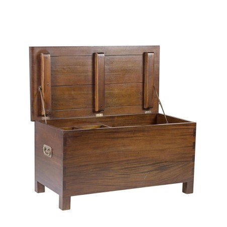 Baúl flamingo con bandeja - 90 x 45 x 47h