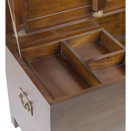 Baúl flamingo con bandeja - 90 x 45 x 47h