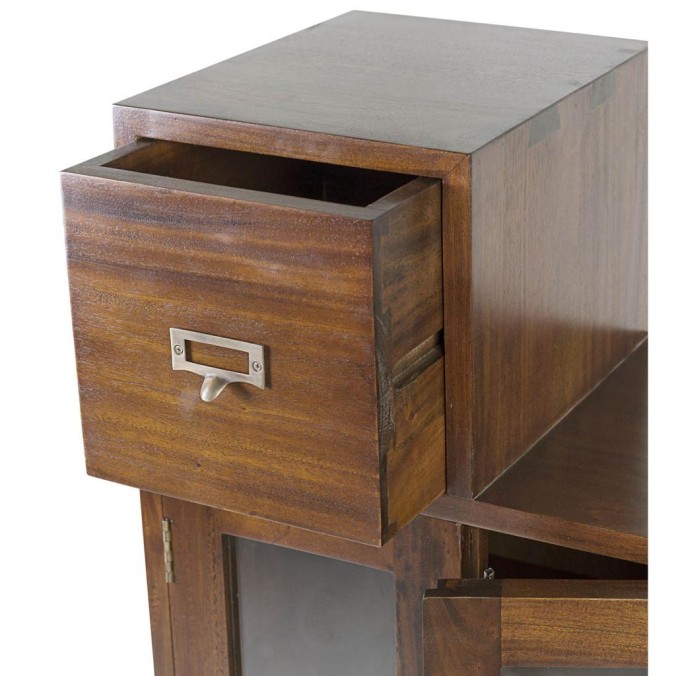 Mueble escalera flamingo izquierda 4 cajones 2 puertas - 100 x 32 x 100h