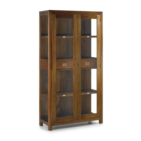 Vitrina flamingo 2 cajones 3 estantes - 100 x 40 x 190h