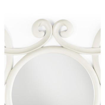 Espejo vintage blanco jasmine - 100 x 100h 2