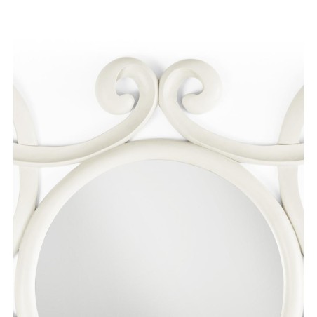 Espejo vintage blanco jasmine - 100 x 100h