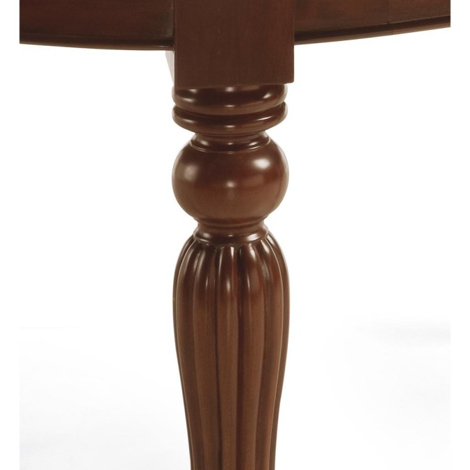 Mesa vintage ovalada victorian con ruedas - 160 - 240 x 110 x 80h