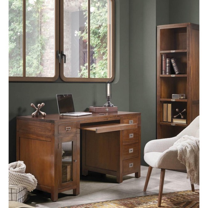 Librería flamingo 1 cajón 5 huecos - 50 x 40 x 190h