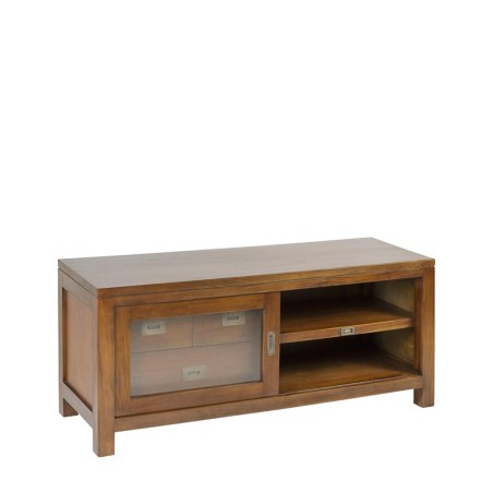 Mueble tv flamingo 3 cajones 1 puerta corredera - 115 x 40 x 50h