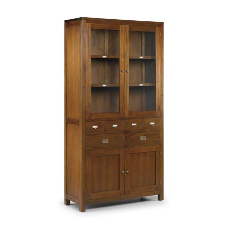 Vitrina flamingo 4+2 cajones 4 puertas - 105 x 40 x 200h