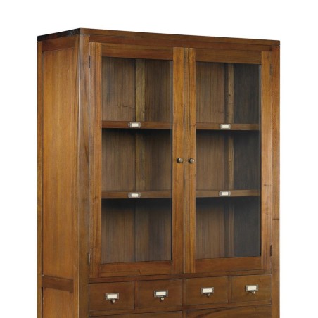 Vitrina flamingo 4+2 cajones 4 puertas - 105 x 40 x 200h