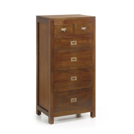 Cómoda alta flamingo 2+4 cajones - 60 x 40 x 120h