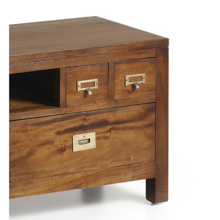 Mueble tv flamingo 7 cajones 1 hueco - 160 x 40 x 47h