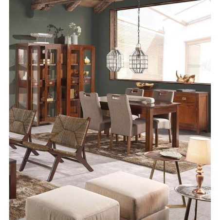 Mesa comedor flamingo extensión lateral - 160 - 220 x 90 x 78h