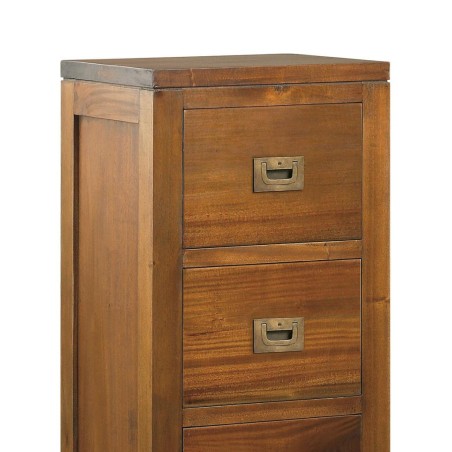 Cómoda flamingo estrecha 5 cajones - 36 x 30 x 120h