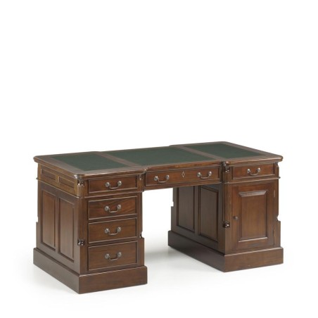 Escritorio vintage panter 6 cajones 1 puerta - 160 x 80 x 80h