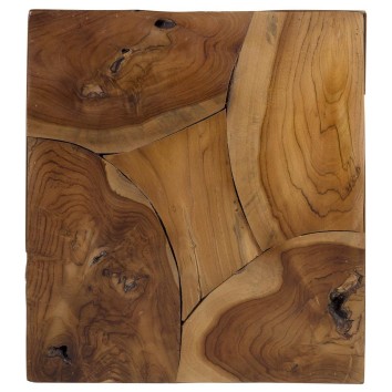 Pedestal trozos madera bajo - 40 x 40 x 50h 2
