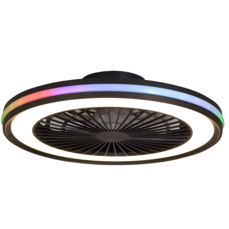 Plafón LED 60W Ventilador 26W serie GAMER Negro - 55.6x14.2h