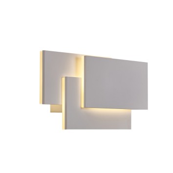 Aplique LED 12W 3000K serie TAHITI XL Blanco - 26x6x12.5h