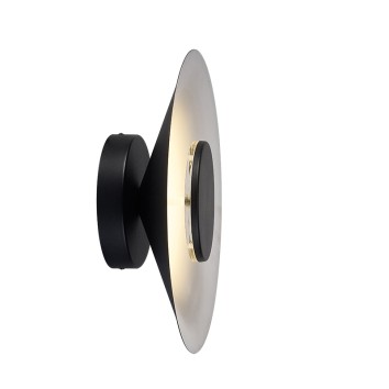 Aplique LED 20W 3000K serie ORION Negro - 40x12.2h