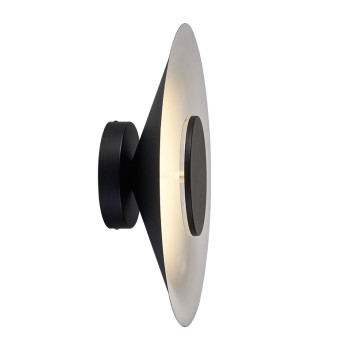 Aplique LED 24W 3000K serie ORION Negro - 50x14h