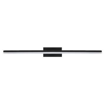 Aplique LED 20W 4000K IP44 serie MORNE Negro - 75x6x14h