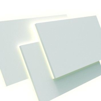 Aplique LED 36W 3000K serie TAHITI XL Blanco - 40x6.2x19h 2