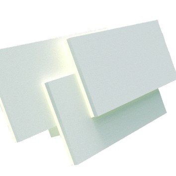 Aplique LED 12W 3000K serie TAHITI XL Blanco - 26x6x12.5h 2
