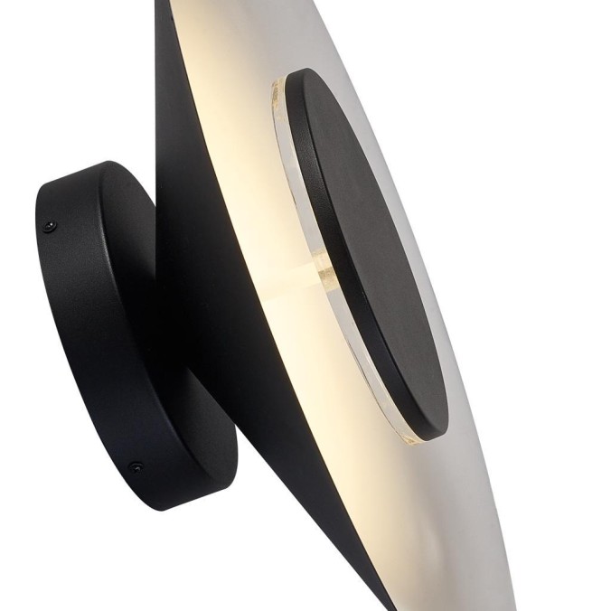 Aplique LED 20W 3000K serie ORION Negro - 40x12.2h