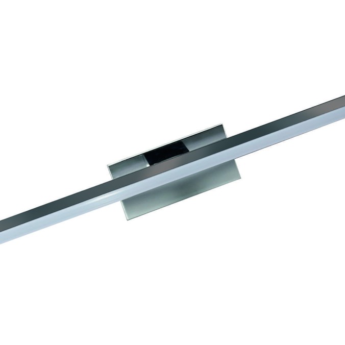 Aplique LED 20W 4000K IP44 serie MORNE Crome - 75x6x14h