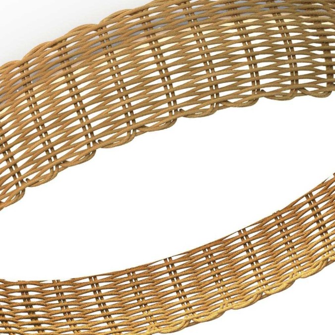 Plafón LED 36W 2700K/4000K/5000K serie KILIMANJARO CEILING Ratan - 43.5x10.5h