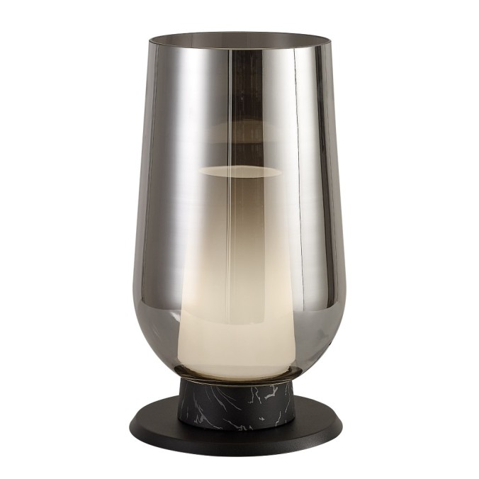 Sobremesa  serie NORA NEGRO/MARMOL Negro/Marmol - 18x33.2h