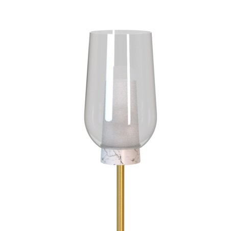 Pie De Salón  serie NORA ORO/BLANCO Oro/Blanco - 26x165h