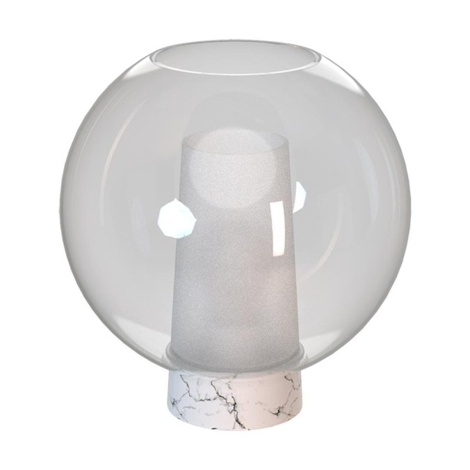 Sobremesa  serie NORA ORO/BLANCO Blanco - 25x26h