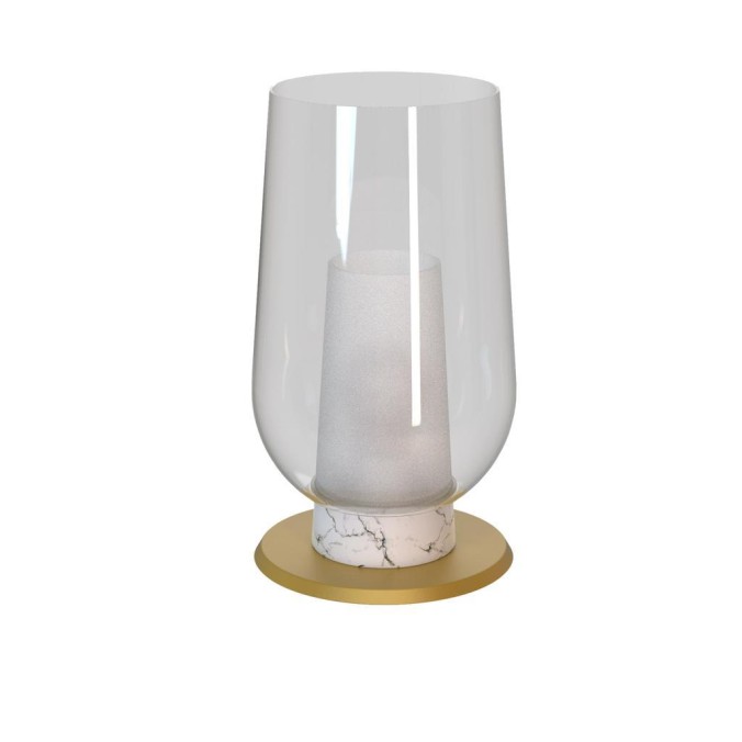 Sobremesa  serie NORA ORO/BLANCO Oro/Blanco - 18x33.2h