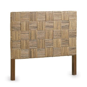 Cabecero rattan cuerda cuadros - 165 x 145h