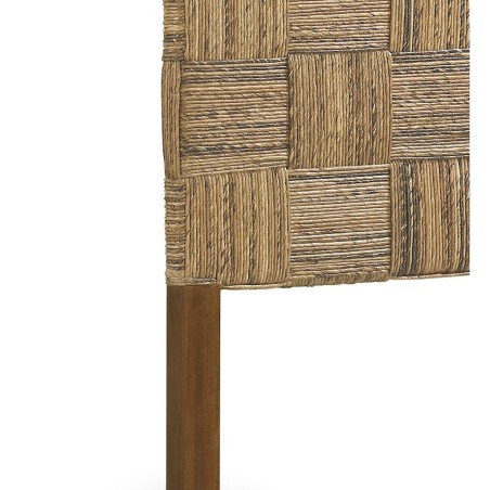 Cabecero rattan cuerda cuadros - 165 x 145h