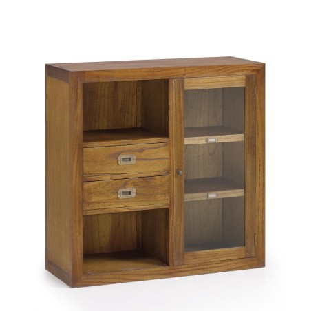 Vitrina star combi derecha 2 cajones 1 puerta - 90 x 35 x 90h