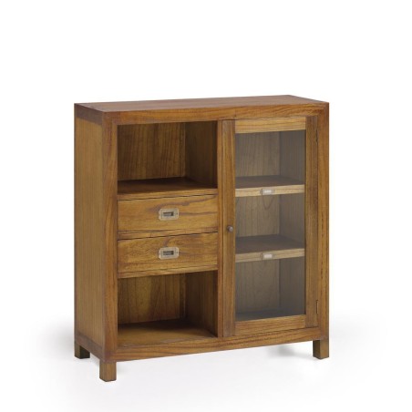 Vitrina star combi derecha 2 cajones 1 puerta - 90 x 35 x 90h