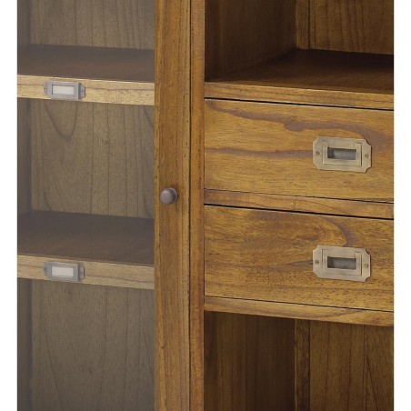 Vitrina star combi izquierda 2 cajones 1 puerta - 90 x 35 x 90h