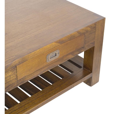 Mesa centro star 2 cajones 1 estante - 120 x 60 x 40h